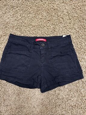 UNIONBAY Black Women’s Denim-Style Short Shorts